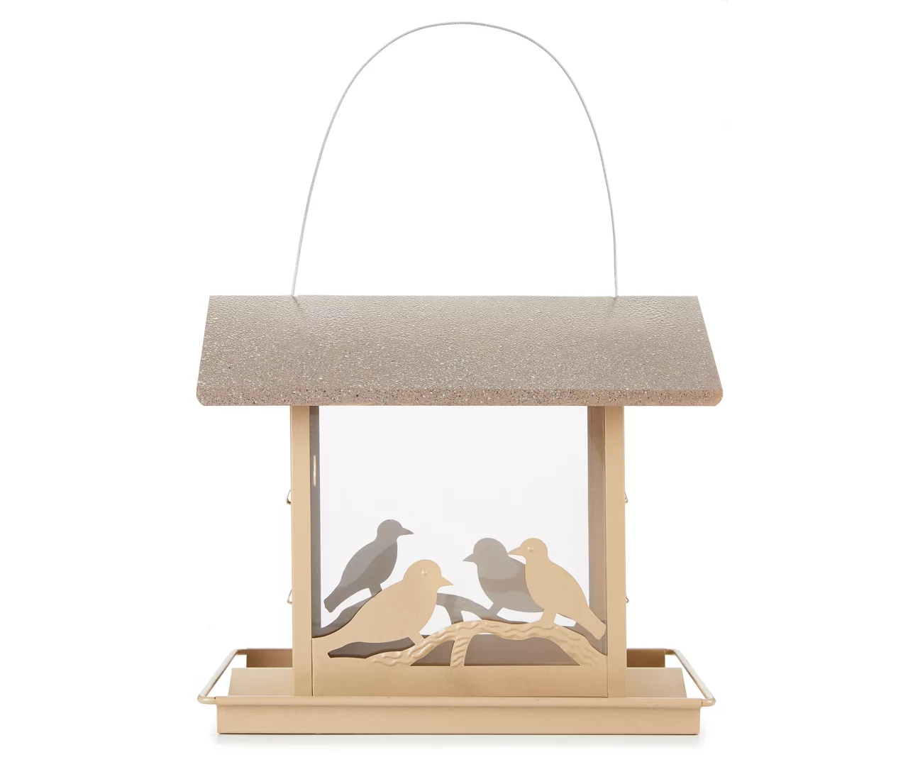 Metal Bird Feeder With Suet Holder 3 Metal Bird Feeder With Suet Holder