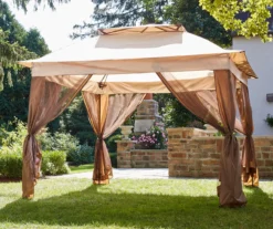 Real Living Pop-Up Canopy With Netting, (11' X 11') -Garden Furniture Store 810416871 3
