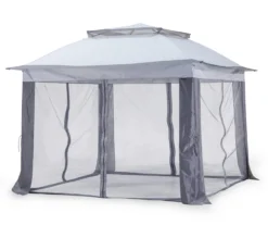 Real Living Pop-Up Canopy With Netting, (11' X 11') -Garden Furniture Store 810416874 1
