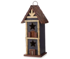 Red, White & Blue Colonial Wood & Metal Birdhouse -Garden Furniture Store 810429029 2