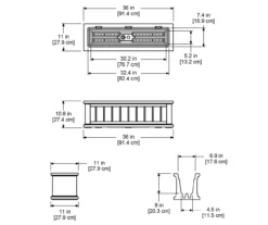 Mayne Inc. Cape Cod 3' Window Box -Garden Furniture Store 810440369 4