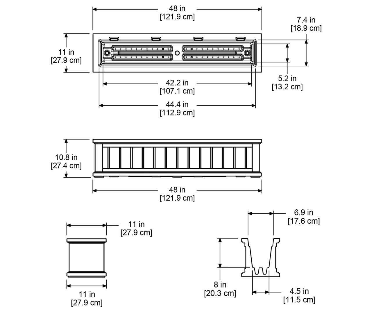 Mayne Inc. Cape Cod 4' Window Box 8 Mayne Inc. Cape Cod 4' Window Box - Image 6