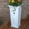 Mayne Inc. Nantucket Tall Planter -Garden Furniture Store 810440440 1