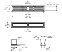 Mayne Inc. Fairfield 5' Window Box -Garden Furniture Store 810440451 5