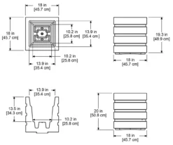 Mayne Inc. Freeport Patio Planter 21 Mayne Inc. Freeport Patio Planter -Garden Furniture Store 810440490 5