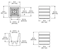 Mayne Inc. Freeport Patio Planter 17 Mayne Inc. Freeport Patio Planter -Garden Furniture Store 810440492 5