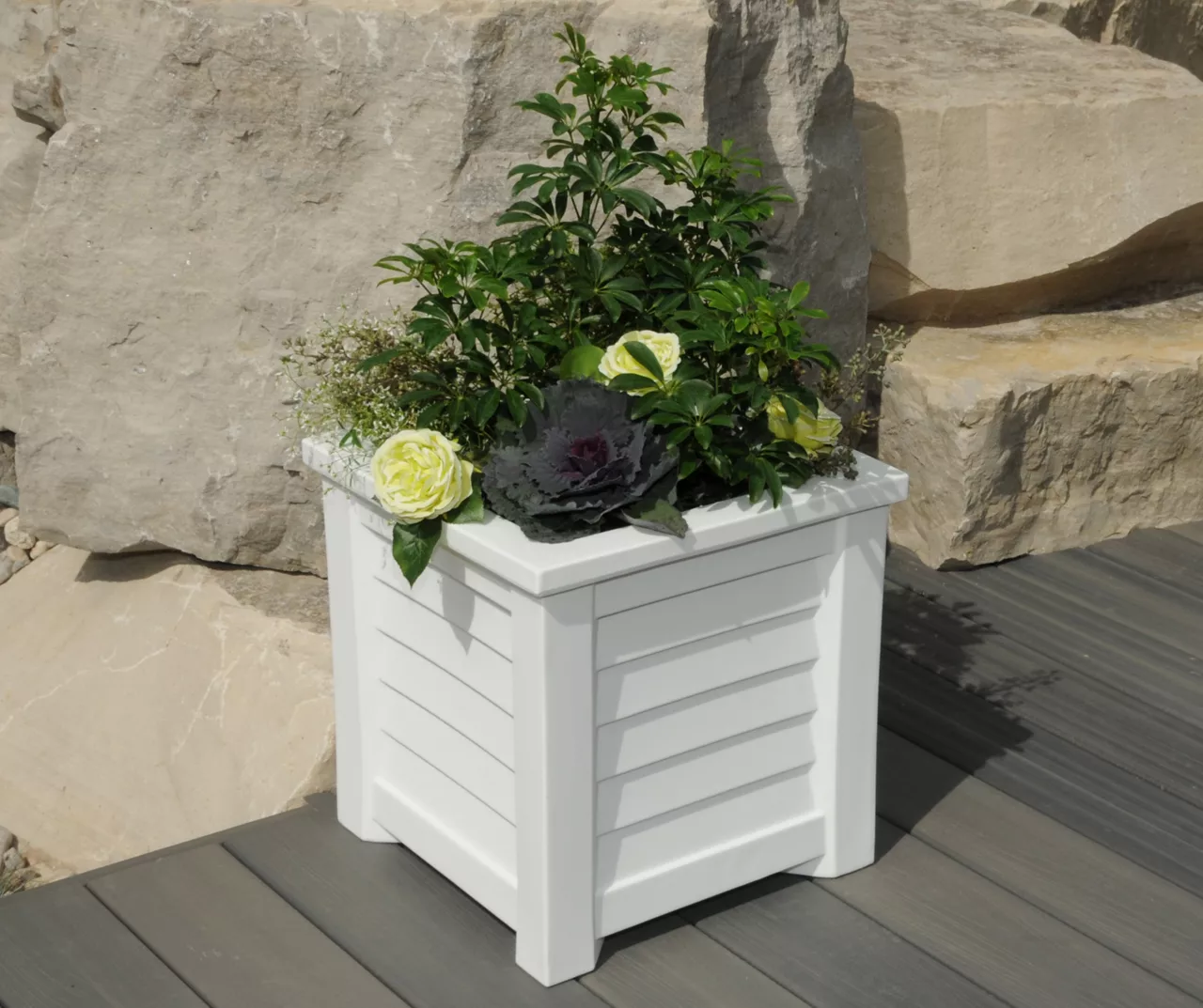 Mayne Inc. Lakeland 16" Square Planter 3 Mayne Inc. Lakeland 16" Square Planter