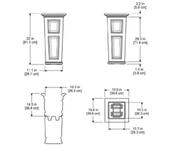 Mayne Inc. Nantucket Tall Planter 35 Mayne Inc. Nantucket Tall Planter -Garden Furniture Store 810440570 6