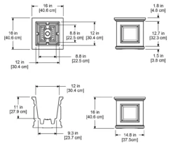 Mayne Inc. Nantucket Planter -Garden Furniture Store 810440576 5