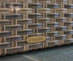 Broyhill Eagle Brooke All-Weather Wicker Cushioned Patio Sofa -Garden Furniture Store 810452032 810452033