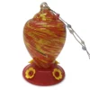 Red & Yellow Glass Kaleidoscope Hummingbird Feeder -Garden Furniture Store 810454758