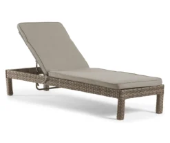 Garden Furniture Store 17 Broyhill Eagle Brooke All-Weather Wicker Cushioned Chaise Lounger