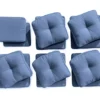 Navy Blue 12-Piece Replacement Pinehurst Cushion Set 2 Navy Blue 12-Piece Replacement Pinehurst Cushion Set -Garden Furniture Store 810460983