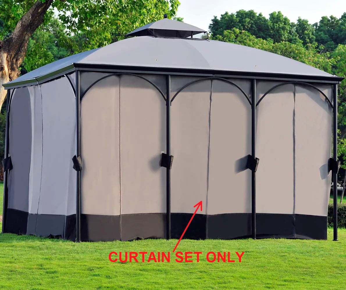 Somerset Gazebo Replacement Curtain Set 4 Somerset Gazebo Replacement Curtain Set - Image 2