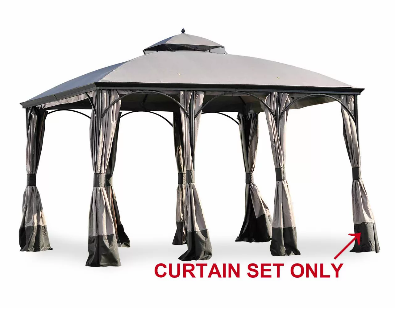 Somerset Gazebo Replacement Curtain Set 3 Somerset Gazebo Replacement Curtain Set