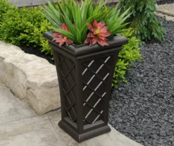 Georgian Espresso Tall Planter -Garden Furniture Store 810472987 2 1
