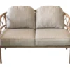 Aurora Pines All-Weather Wicker Cushioned Patio Loveseat