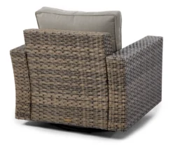 Broyhill Eagle Brooke All-Weather Wicker Swivel Cushioned Patio Glider -Garden Furniture Store 810496528 2