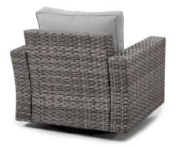 Broyhill Eagle Brooke All-Weather Wicker Swivel Cushioned Patio Glider -Garden Furniture Store 810498107 2