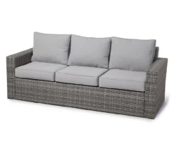 Broyhill Eagle Brooke All-Weather Wicker Cushioned Patio Sofa -Garden Furniture Store 810498108 1
