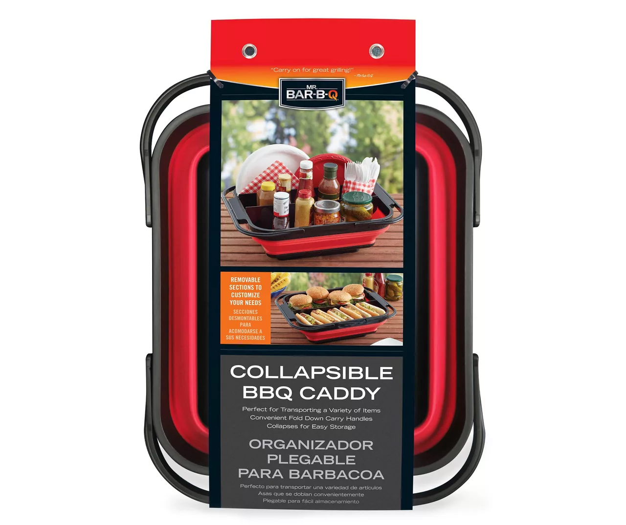 Collapsible Barbecue Caddy 3 Collapsible Barbecue Caddy