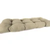 Sand Tan Outdoor Wicker Settee Cushion -Garden Furniture Store 810520676