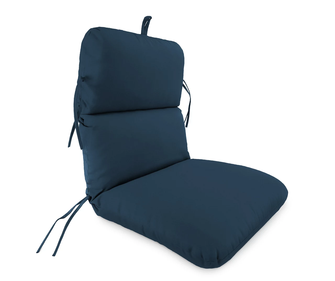 Indigo Blue High Back Outdoor Chair Cushion 3 Indigo Blue High Back Outdoor Chair Cushion