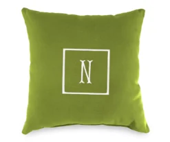 "N" Monogram Indoor/Outdoor Throw Pillow 11 "N" Monogram Indoor/Outdoor Throw Pillow -Garden Furniture Store 810522305