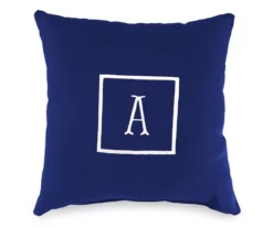 "A" Monogram Indoor/Outdoor Throw Pillow 10 "A" Monogram Indoor/Outdoor Throw Pillow -Garden Furniture Store 810522309