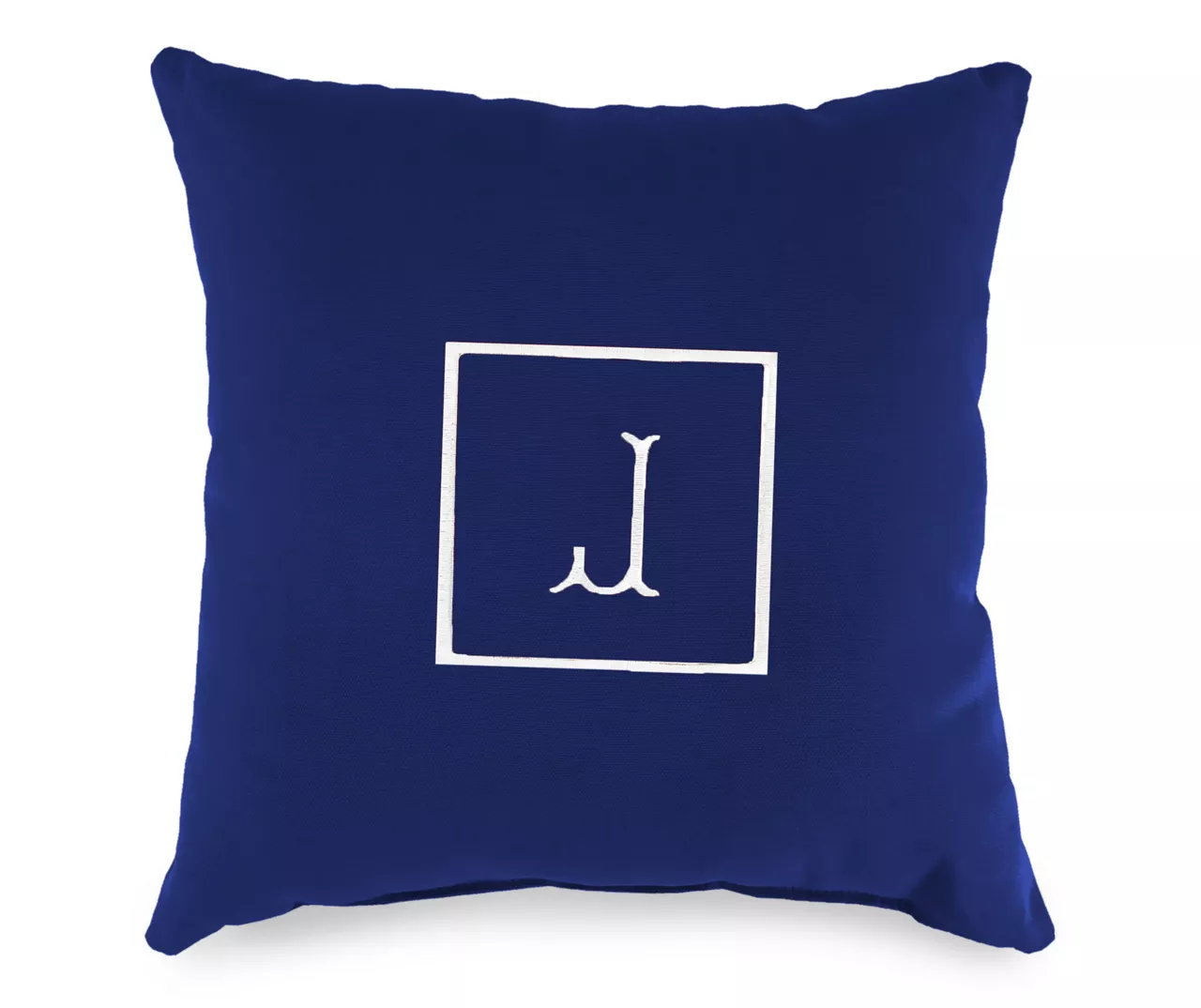 "J" Monogram Indoor/Outdoor Throw Pillow 5 "J" Monogram Indoor/Outdoor Throw Pillow - Image 3