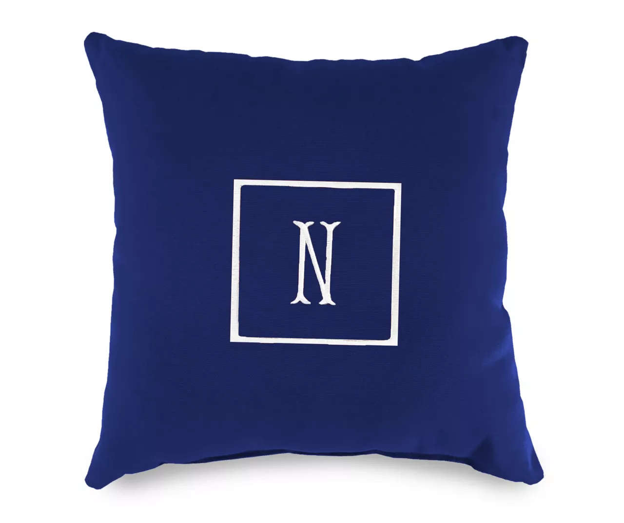 "N" Monogram Indoor/Outdoor Throw Pillow 8 "N" Monogram Indoor/Outdoor Throw Pillow - Image 6