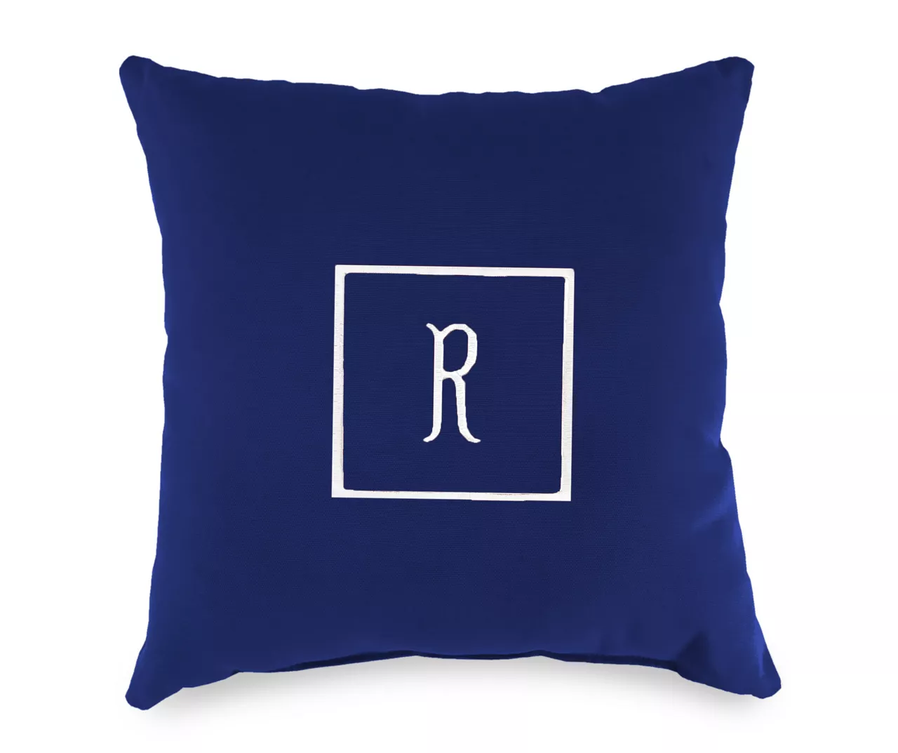 "R" Monogram Indoor/Outdoor Throw Pillow 8 "R" Monogram Indoor/Outdoor Throw Pillow - Image 6