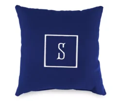 "S" Monogram Indoor/Outdoor Throw Pillow 11 "S" Monogram Indoor/Outdoor Throw Pillow -Garden Furniture Store 810522318