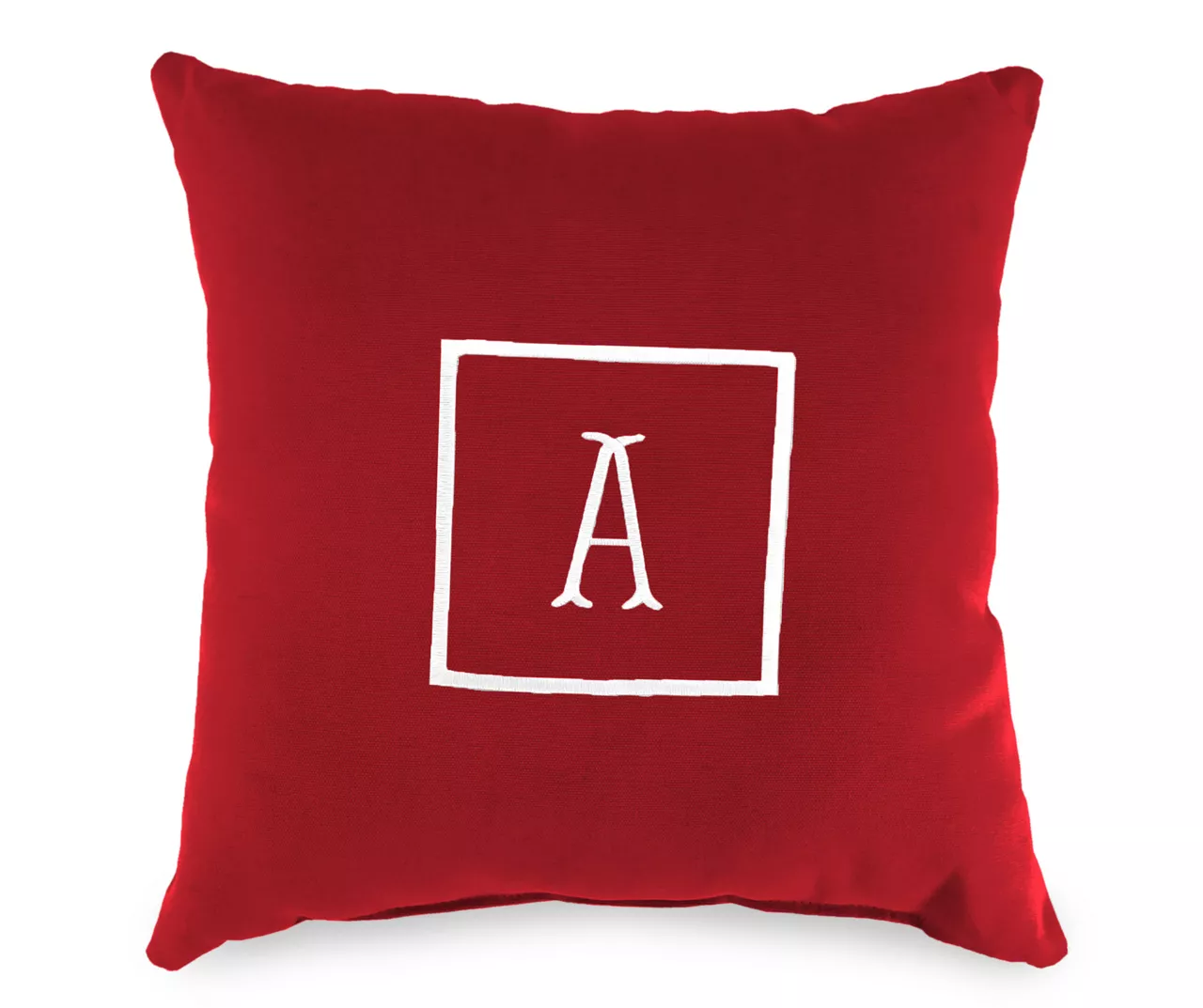 "A" Monogram Indoor/Outdoor Throw Pillow 4 "A" Monogram Indoor/Outdoor Throw Pillow - Image 2