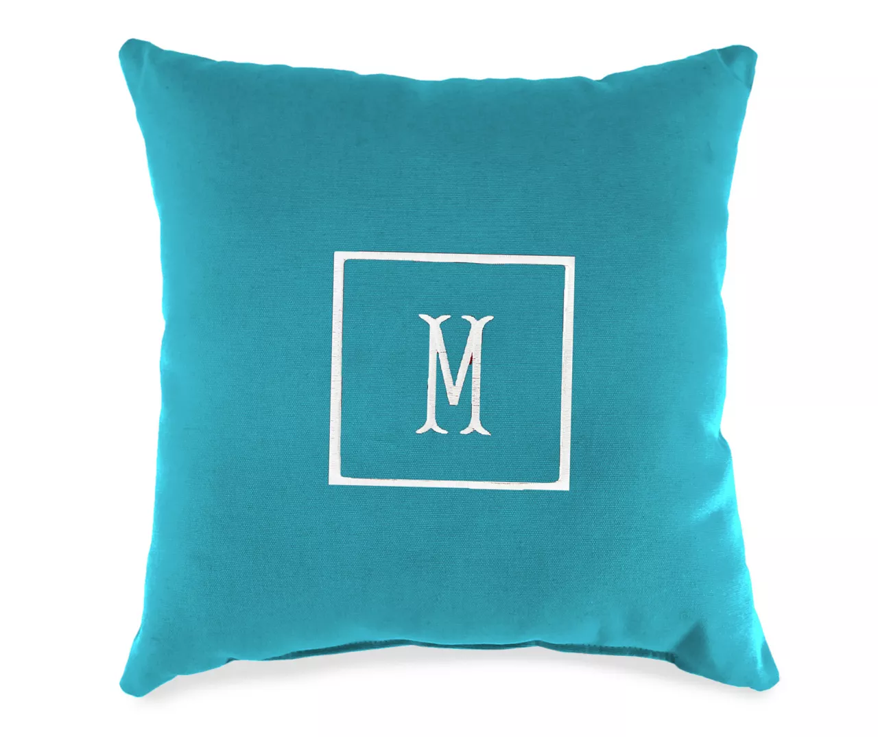 "M" Monogram Indoor/Outdoor Throw Pillow 3 "M" Monogram Indoor/Outdoor Throw Pillow
