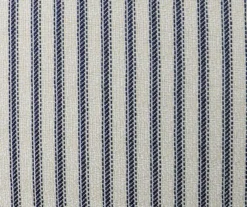 Navy Blue Tick Stripe Reversible Deluxe Outdoor Bench Cushion -Garden Furniture Store 810525197 8