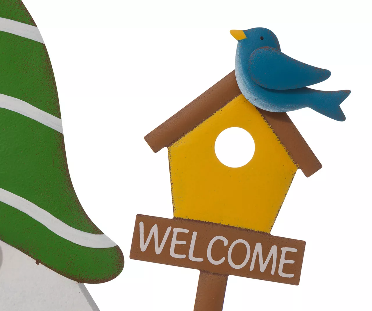 Metal Garden Gnome 3-Piece Yard Stake & Wall Decor Set 9 Metal Garden Gnome 3-Piece Yard Stake & Wall Decor Set - Image 7