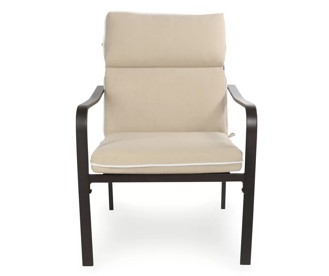 Linen High Back Outdoor Chair Cushion 4 Linen High Back Outdoor Chair Cushion - Image 2