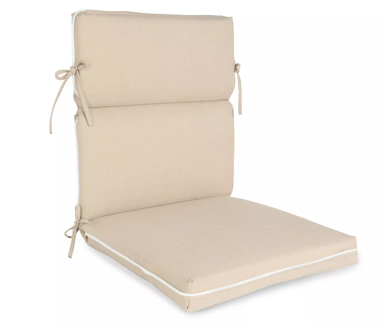 Linen High Back Outdoor Chair Cushion 6 Linen High Back Outdoor Chair Cushion - Image 4