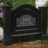 Nantucket Black Address Sign 1 Nantucket Black Address Sign -Garden Furniture Store 810526436 1
