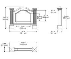 Nantucket Black Address Sign 7 Nantucket Black Address Sign -Garden Furniture Store 810526436 3