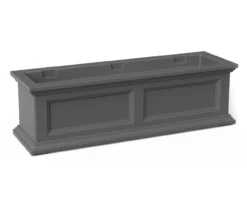 3' Fairfield Graphite Gray Window Box 9 3' Fairfield Graphite Gray Window Box -Garden Furniture Store 810526439 3