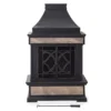 35.4" Heirloom Black Slate Wood Burning Patio Fireplace 1 35.4" Heirloom Black Slate Wood Burning Patio Fireplace -Garden Furniture Store 810527530