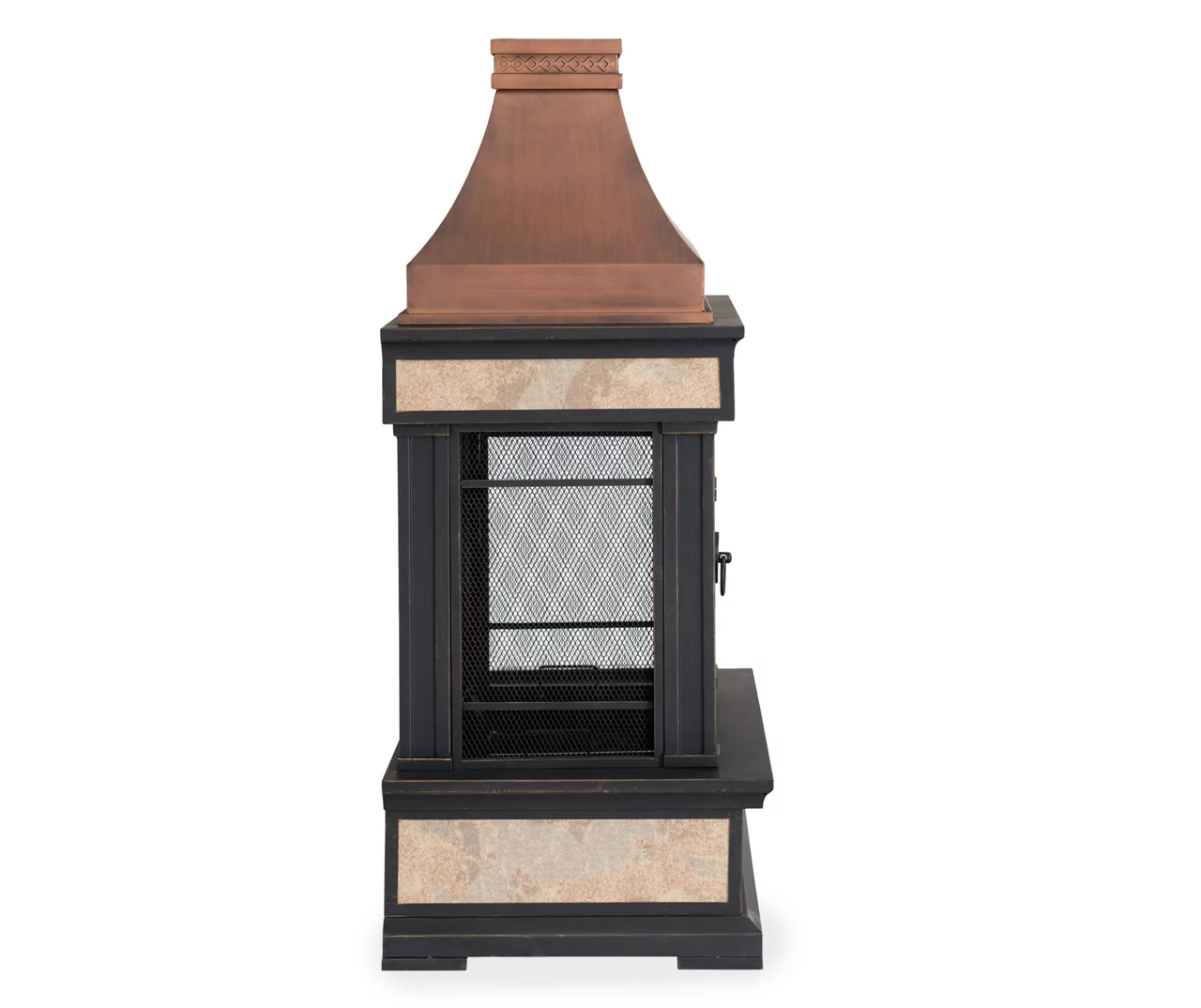 35.4" Heirloom Copper Slate Wood Burning Patio Fireplace 7 35.4" Heirloom Copper Slate Wood Burning Patio Fireplace - Image 5