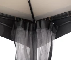 Gray & Black 2-Tier Gazebo, (10.5' X 13') -Garden Furniture Store 810527850 12