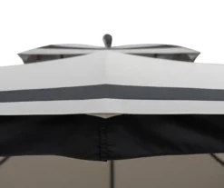 Gray & Black 2-Tier Gazebo, (10.5' X 13') -Garden Furniture Store 810527850 5