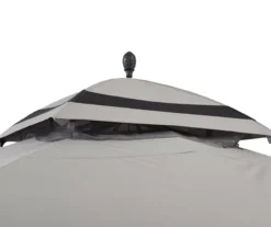 Gray & Black 2-Tier Gazebo, (10.5' X 13') -Garden Furniture Store 810527850 8