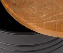 Farmhouse Barrel Storage Stools, 2-Pack -Garden Furniture Store 810528258 5