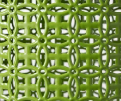 Green 2-Piece Metal Drum Garden Table Set -Garden Furniture Store 810531034 5