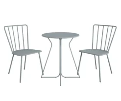 Heidi Light Gray 3-Piece Bistro Patio Furniture Set -Garden Furniture Store 810541505 6 1
